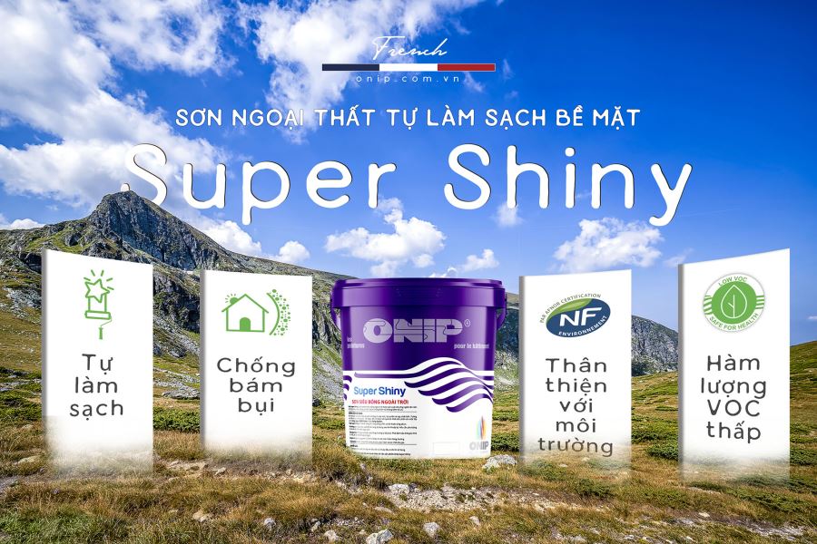 Sơn tự làm sạch onip super shiny
