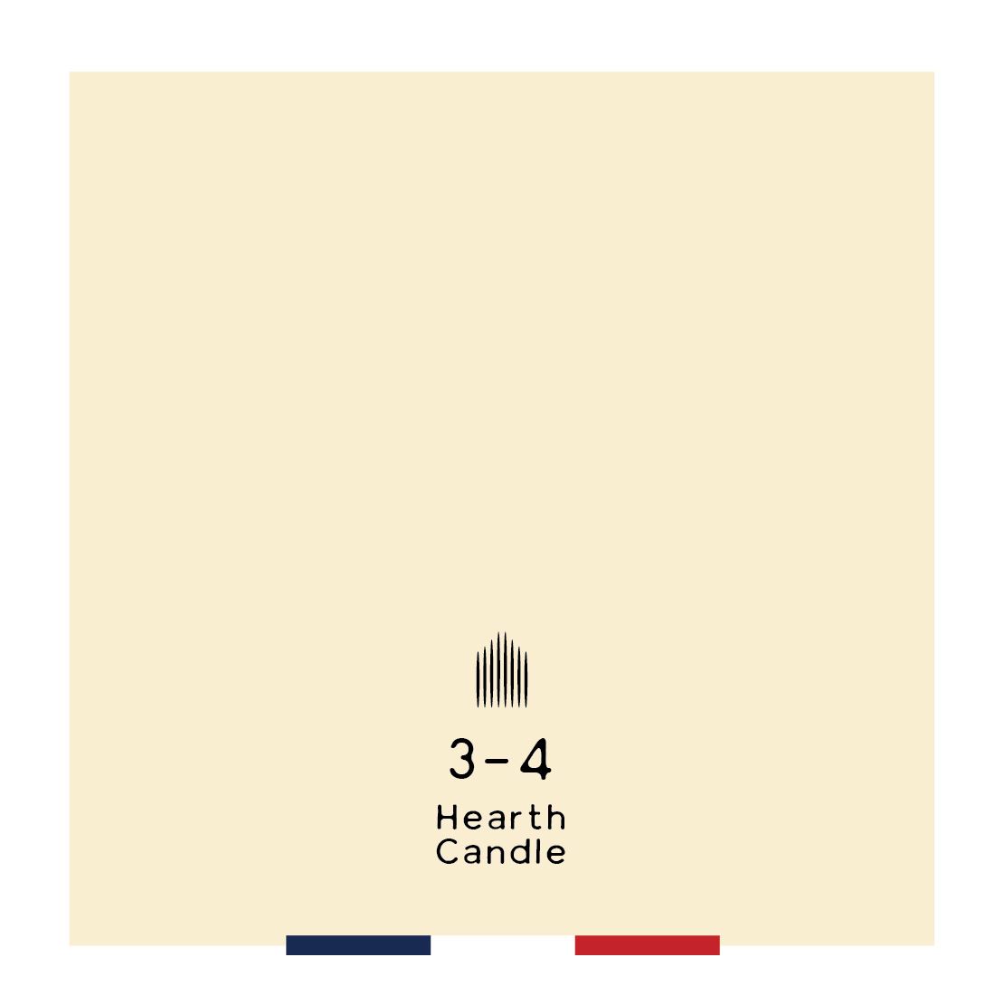 3-4 Hearth Candle
