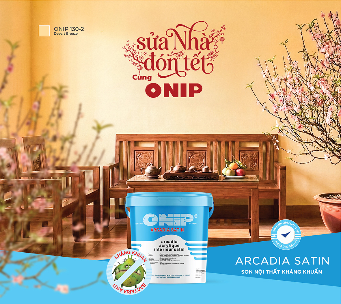 CHỌN SƠN XANH, CHO NHÀ SẠCH – ĐÓN TẾT AN LÀNH CÙNG ONIP