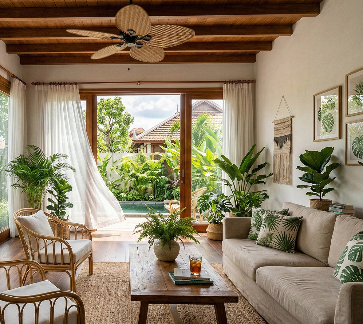 Phong Cách Nội Thất Tropical: Đặc Điểm Và Cách Chọn Màu Sơn Chuẩn Nhất